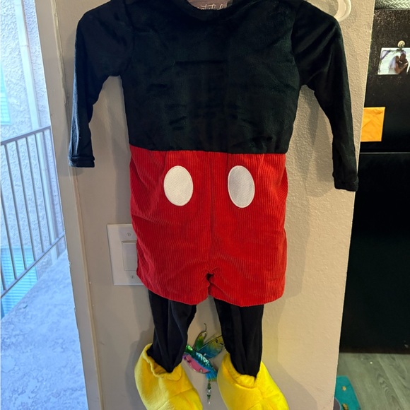 Disney Other - Disney Mickey Mouse Infant Outfit - Black and White